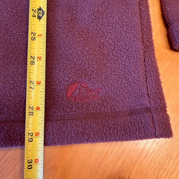 Lowe Alpine heavy fleece, unisex size Medium, dusty purple - Picture 4 of 8